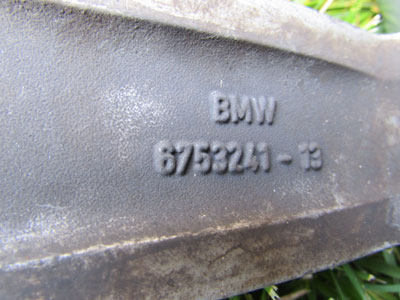 BMW 19x9 Front Rim Wheel Star Spoke 95 36116753241 E65 E66 745i 745Li 750i 760i3